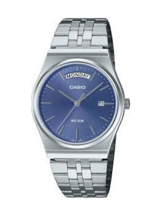 Casio Ceas Bărbați 35mm Baterie Argintiu