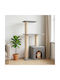 vidaXL Scratching Post Cat Tree Gray 69x43x133 cm