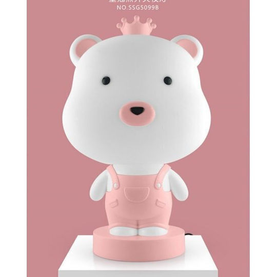 Kinder Tischlampe Dekorative Lampe Rosa