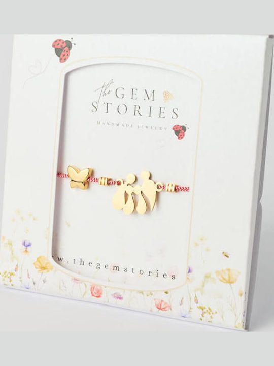 The Gem Stories Brățară Pentru Femei Martisor Macrame Din Șnur
