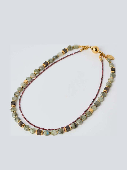 The Gem Stories Necklace Made of Steel