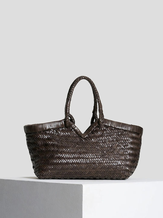 Vipera Geantă Tote de Mână de Piele Maro pentru Damă