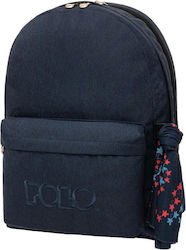 Polo Original Double Scarf Backpack Dark Blue