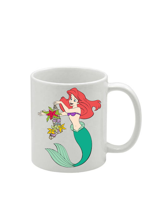 Weiße Tasse Ariel
