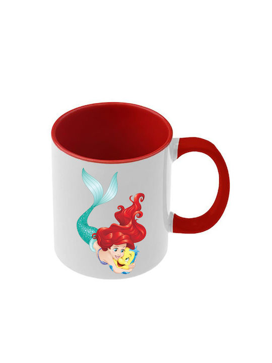 Tasse Ariel Rote Griff Innenraum