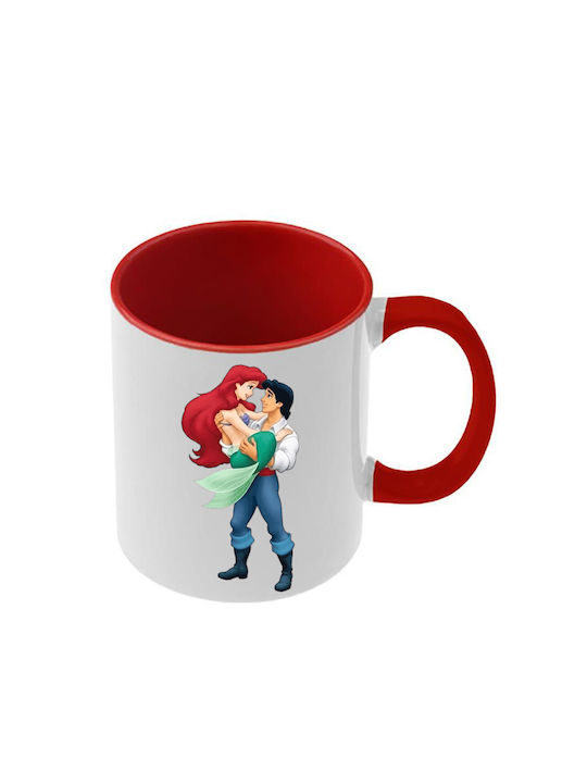 Tasse Ariel Rote Griff Innenraum