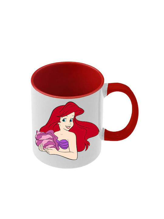 Tasse Ariel Rote Griff Innenraum