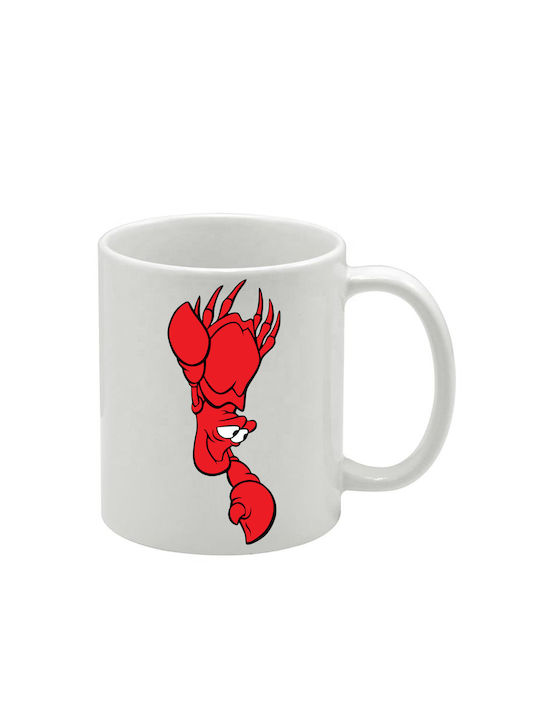 Weiße Tasse Ariel