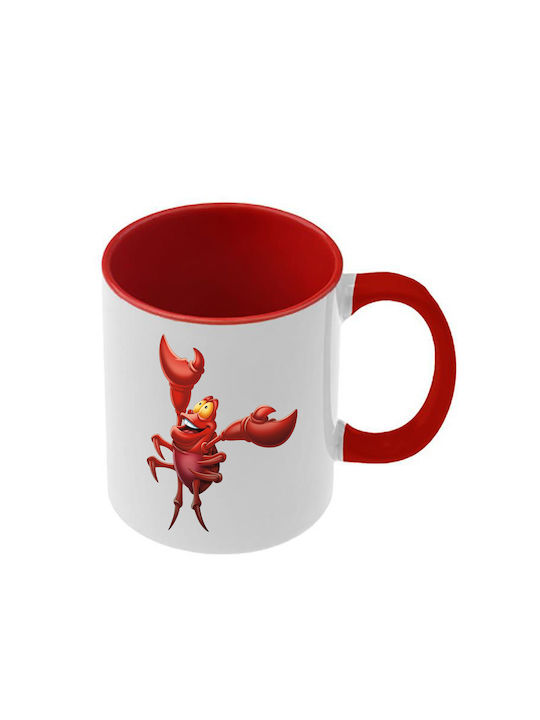 Tasse Ariel Rote Griff Innenraum