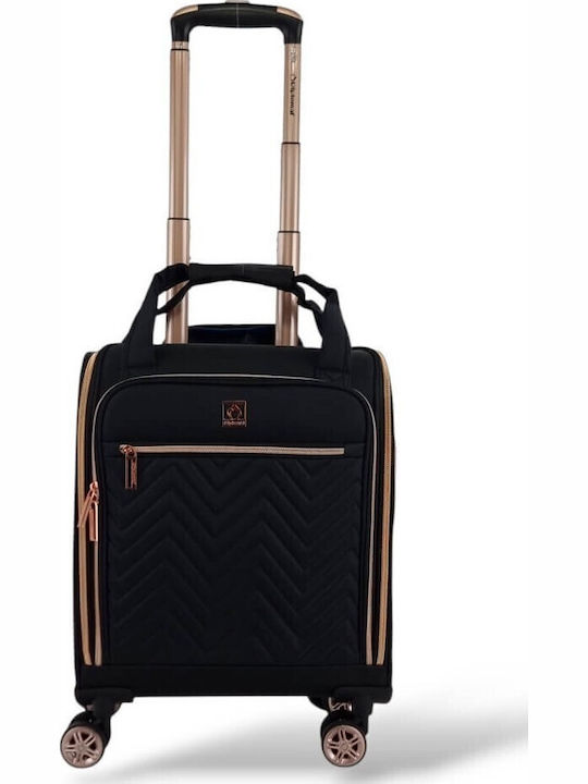 Diplomat Monaco Cabin Travel Suitcase Black Height 45cm