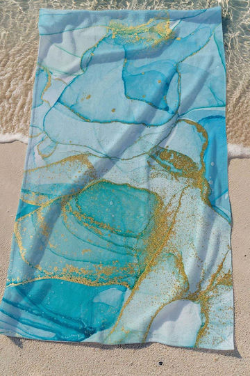 SteweHome SteweHome Strandtuch Baumwolle Blau 150x75cm