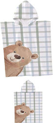 Stewehome Kinder Strandponcho Mit Kapuze Bunte Drucke Für 4-6 Jahre 50x50 cm Stewehome Kinder Strandponcho Mit Kapuze Bunte Drucke Für 4-6 Jahre 50x50 cm