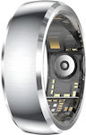 SY15 Smart Ring 18.2mm με Παλμογράφο Ασημί
