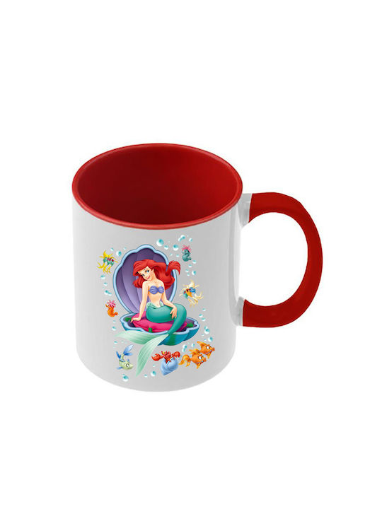 Tasse Ariel Rote Griff Innenraum