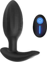 Dragon Anal Plug mit Vibration Kabellos Schwarz Dragon Anal Plug mit Vibration Kabellos Schwarz