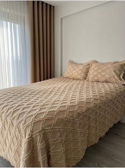SteweHome Сет С Завивка За Двойно Легло 240x250см Кафяв