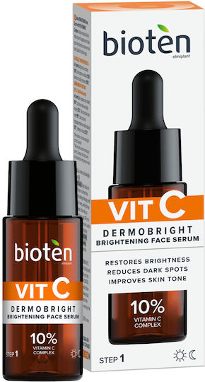 Bioten Dermobright Vitamin C Serum Προσώπου με Βιταμίνη C για Λάμψη 15ml