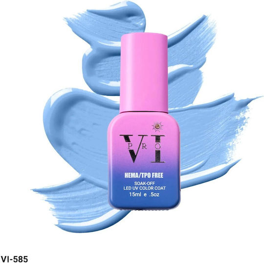 Beauty VI Ημιμόνιμο Βερνίκι Νυχιών Vi-585 15ml