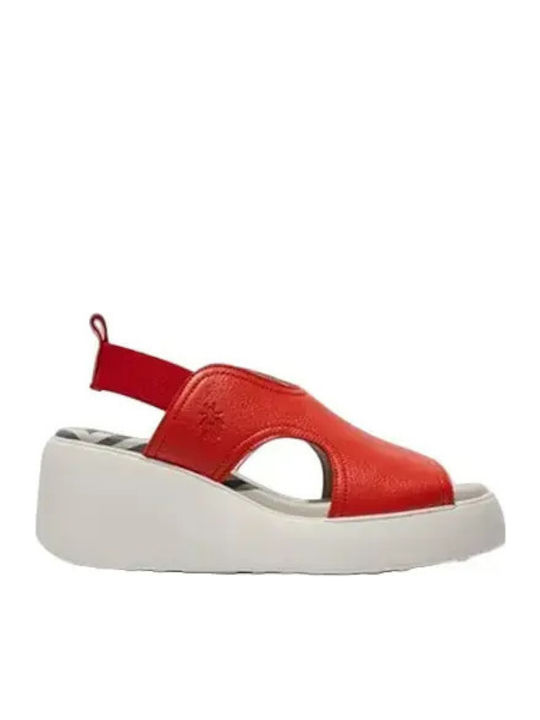 Women's Red Summer Platforms