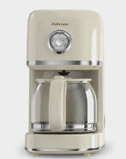 Rohnson Καφετιέρα Φίλτρου 900W Caramel