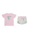 Kids Set with Shorts Summer 2pcs Pink