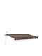 vidaXL Terrasse Zelt mit LEDs Braune 4.5x3m