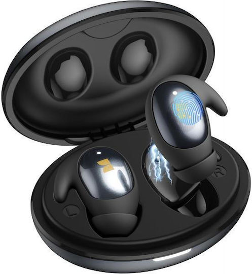 Monster Sleep Ear200 In-ear Bluetooth Handsfree Ακουστικά με Θήκη Φόρτισης Μαύρα