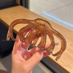 Клипс За Коса 11см Кафяв