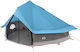 vidaXL Καλοκαιρινή Σκηνή Camping Teepee Μπλε 70...