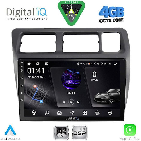 Digital IQ Ηχοσύστημα Αυτοκινήτου για Toyota Corolla 1992-1997 (Bluetooth/USB/WiFi/GPS/Apple-Carplay/Android-Auto) με Οθόνη Αφής 9"