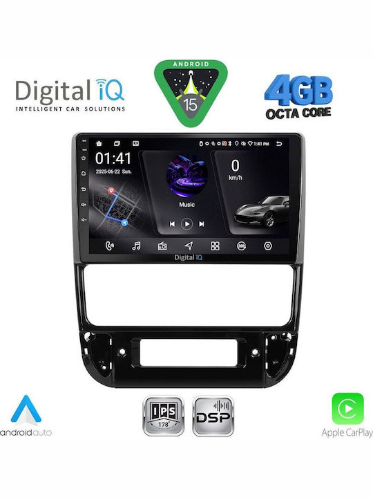 Digital IQ Car Audio System for Peugeot 406 1998-2004 (Bluetooth/USB/WiFi/GPS/Apple CarPlay/Android Auto) with 9" Touch Screen