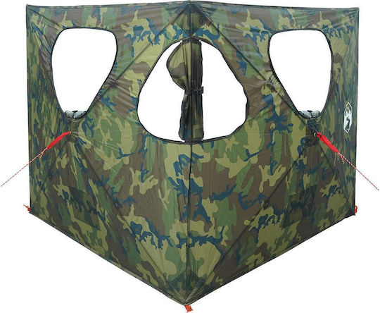 vidaXL Καλοκαιρινή Σκηνή Κυνηγιού Πράσινη 145x145x150εκ.