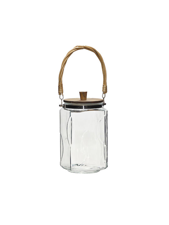 General Trade Allgemeine Verwendung Glasvase mit Deckel Transparent 220ml 1 Stück