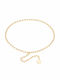 Damen Gürtel Kette Goldene