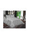 SteweHome SteweHome Bettlaken Super-Doppel 250x250cm Grau 4 Stück