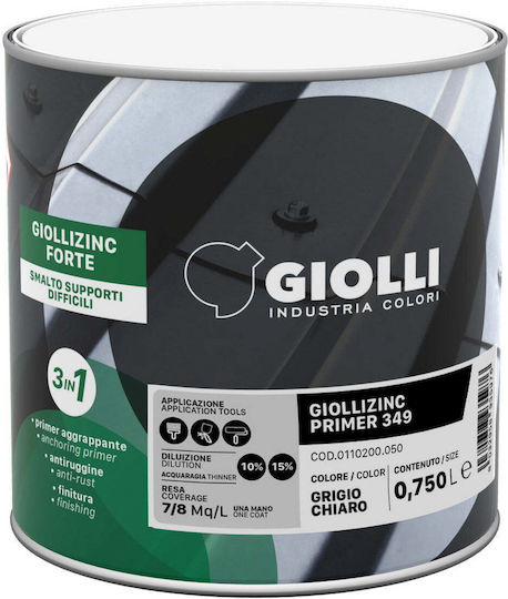 Giolli Αστάρι Κατάλληλο για Πλαστικό - PVC / Ξύλο / Μέταλλο 0.75lt