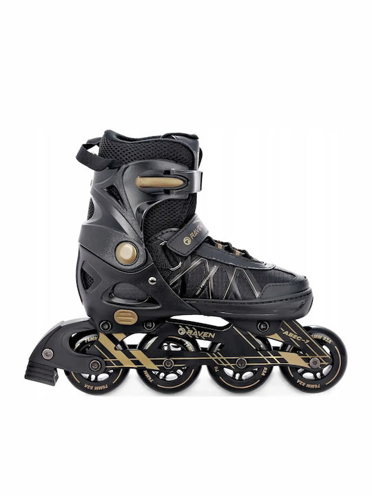 Raven Expert Inline Αυξομειούμενα Rollers Χρυσά Ενηλίκων