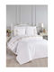 SteweHome Σετ Παπλωματοθήκη Βαμβακερή 200x220cm Διπλή με 2 Μαξιλαροθήκες Μπεζ