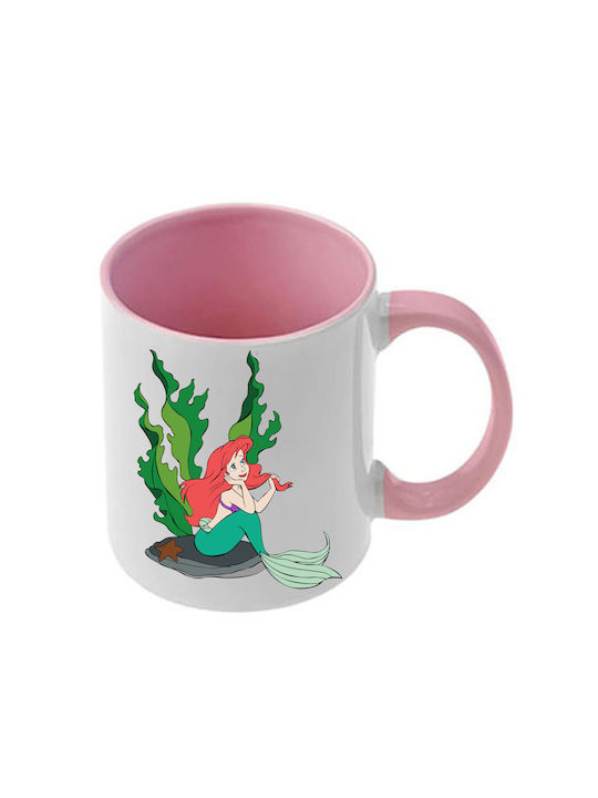 Photoretous Keramiktasse Ariel Rosa Mit Griff I...