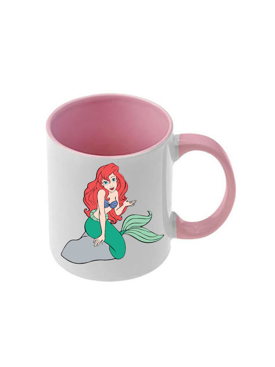 Photoretous Keramiktasse Ariel Rosa Mit Griff I...