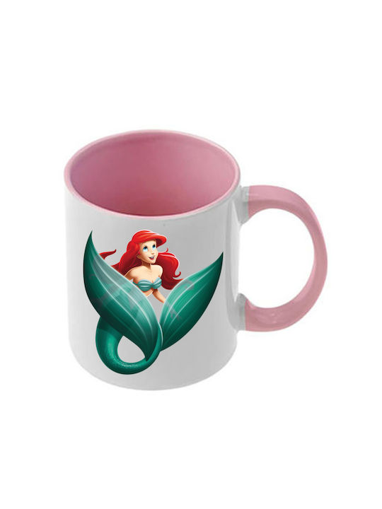 Photoretous Keramiktasse Ariel Rosa Mit Griff I...