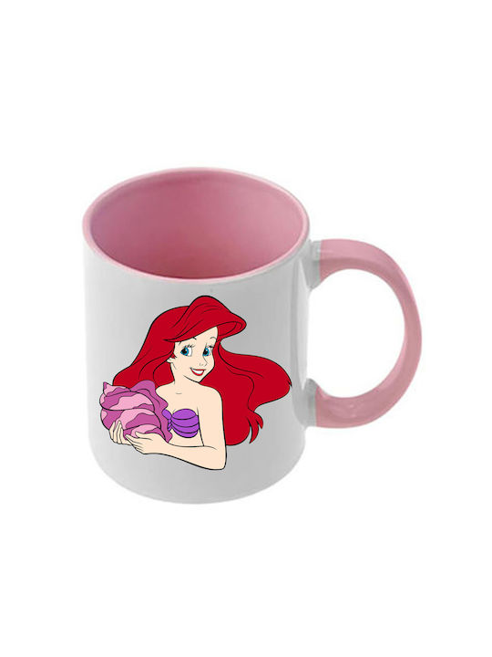 Photoretous Keramiktasse Ariel Rosa Mit Griff I...