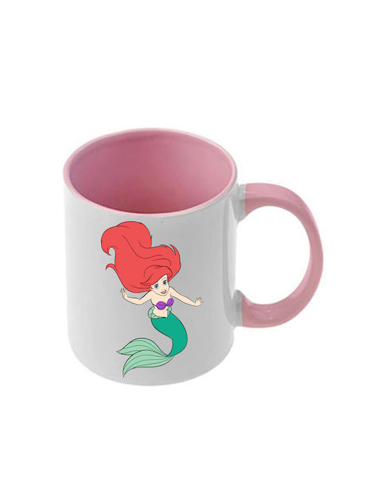 Photoretous Keramiktasse Ariel Rosa Mit Griff I...
