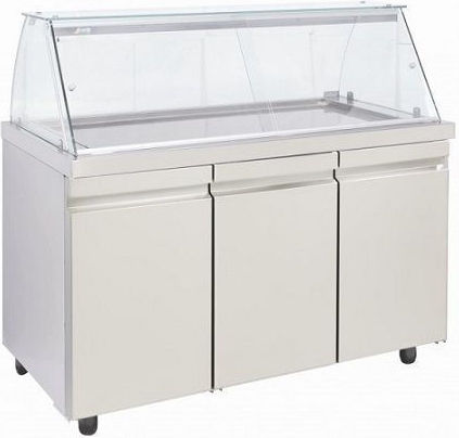 Niki Inox Bufet De Încălzire Cu Dimensiuni 89x70x129cm
