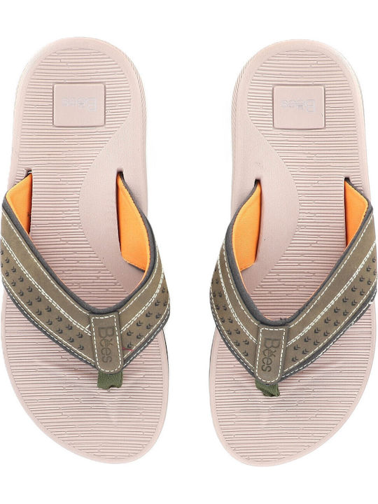 B-Soft Men's Flip Flops Khaki 151/50038_KHAKI