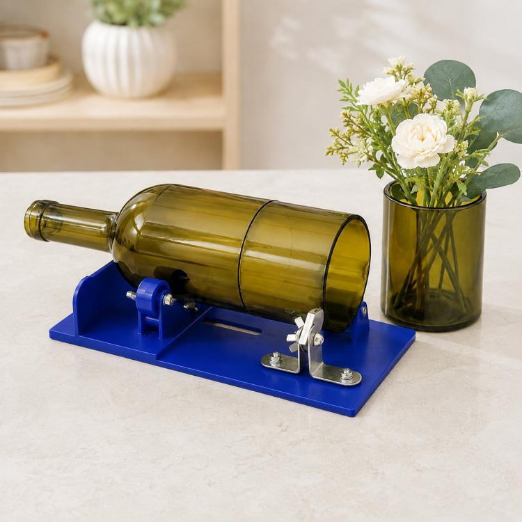Glassschneider Für Doppelwandige Flaschen Diy Werkzeug Flaschen Wein Glasschneider Blau