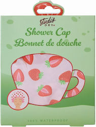 Wasserdichtes Satin-Kappe Duschen Matcha Erdbeeren By Upper Canada Wasserdichtes Satin-Kappe Duschen Matcha Erdbeeren By Upper Canada