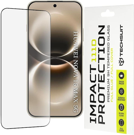 Techsuit 0,33mm Vollflächig Gehärtetes Glas Full Glue Für Huawei Nova 15 Max