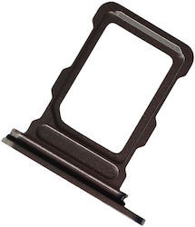 Apple iPhone 16 Pro 16 Pro Max Silver SIM Card Tray OEM N71028 Apple iPhone 16 Pro 16 Pro Max Silver SIM Card Tray OEM N71028