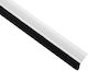 Door Draft Stopper with Brush in White Color